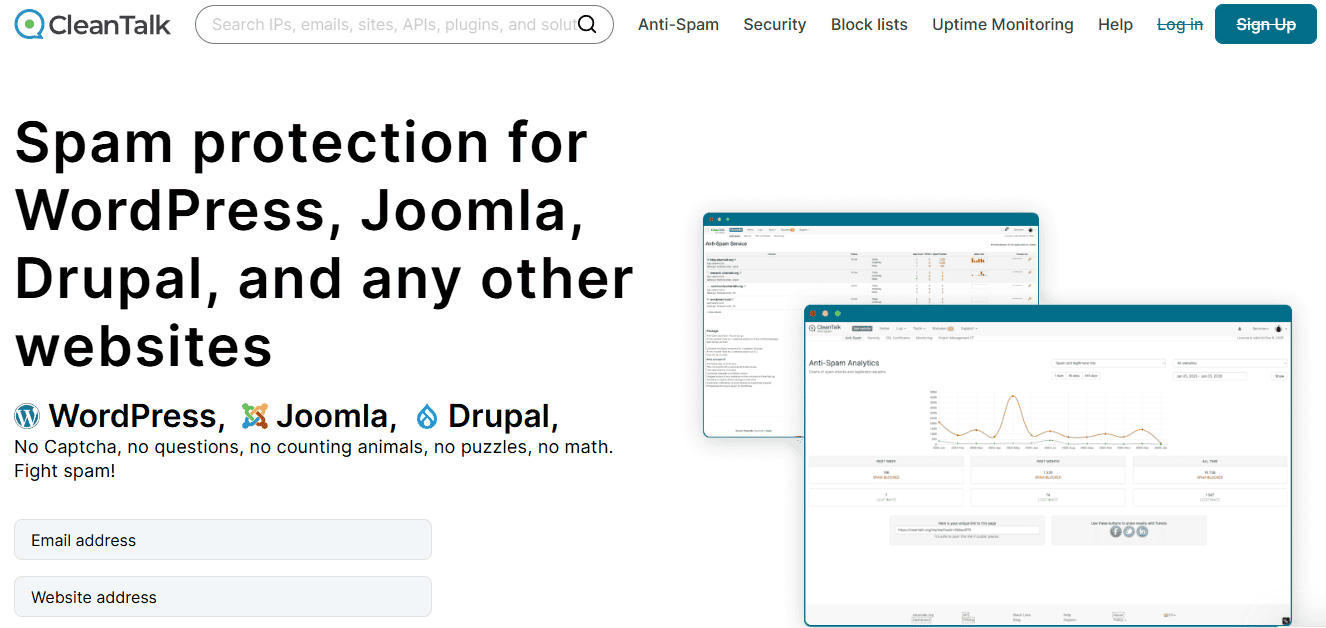 CleanTalk Homepage