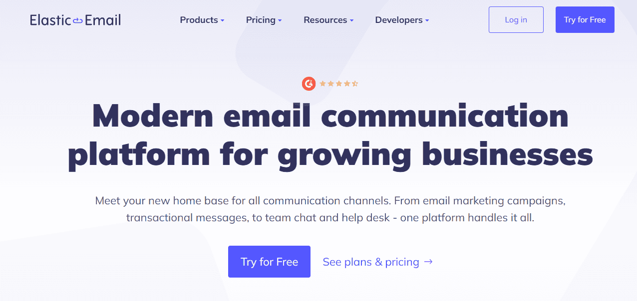 Elastic transactional email