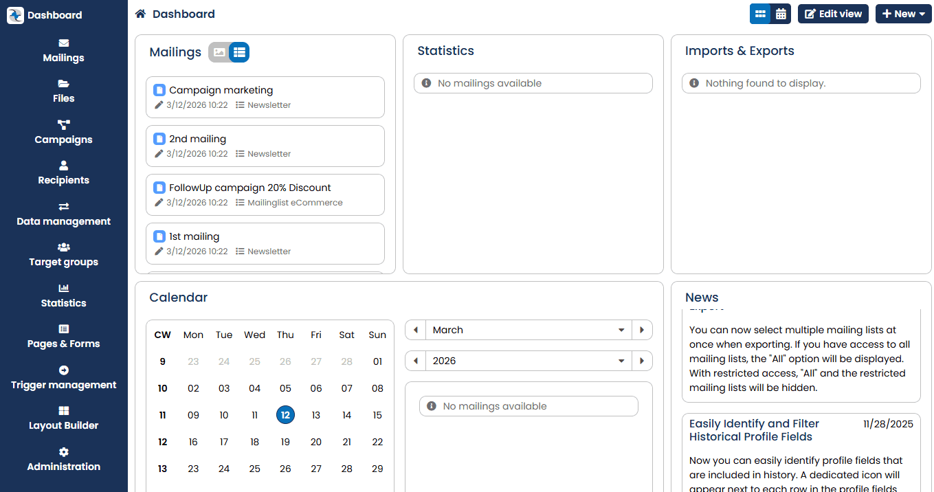 OpenEMM Email Marketing 