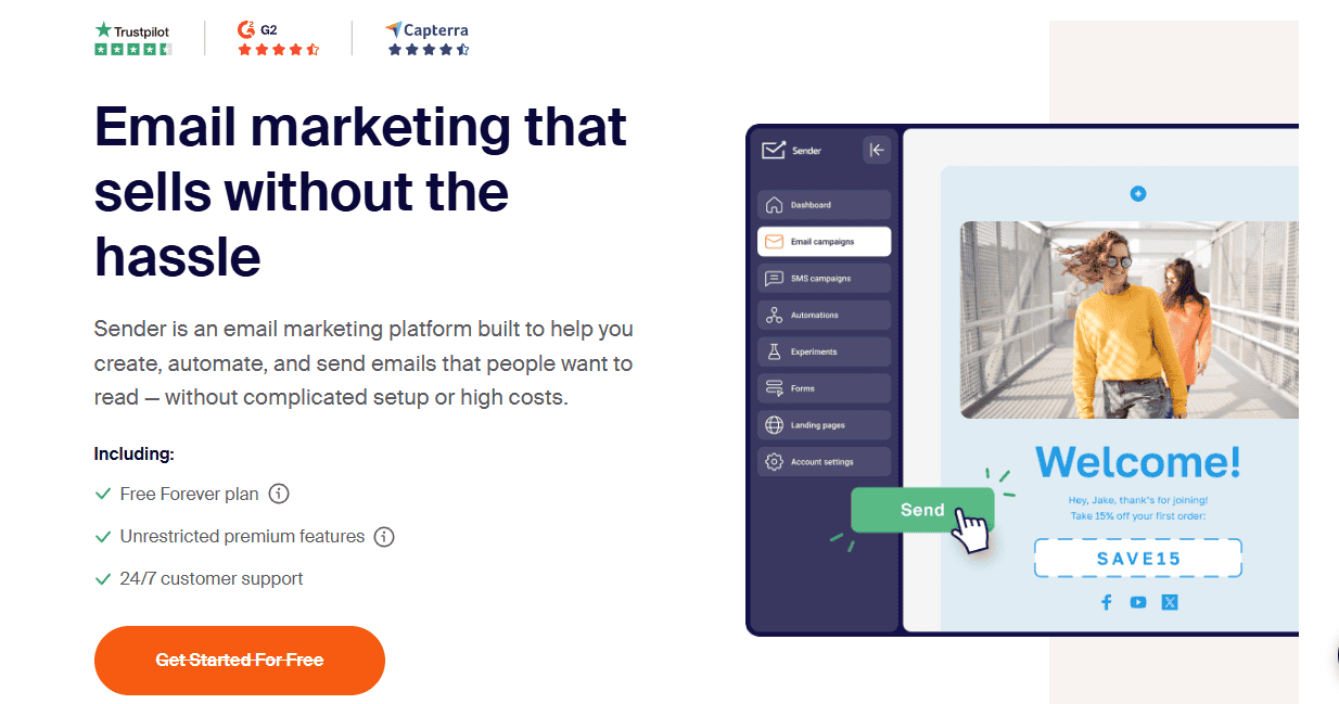 Sender Email Marketing